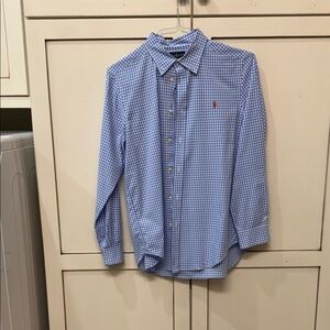 Ralph Lauren Blue Gingham Men's Shirt